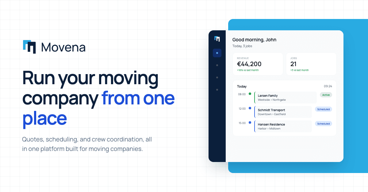 Movena: all-in-one software for moving companies