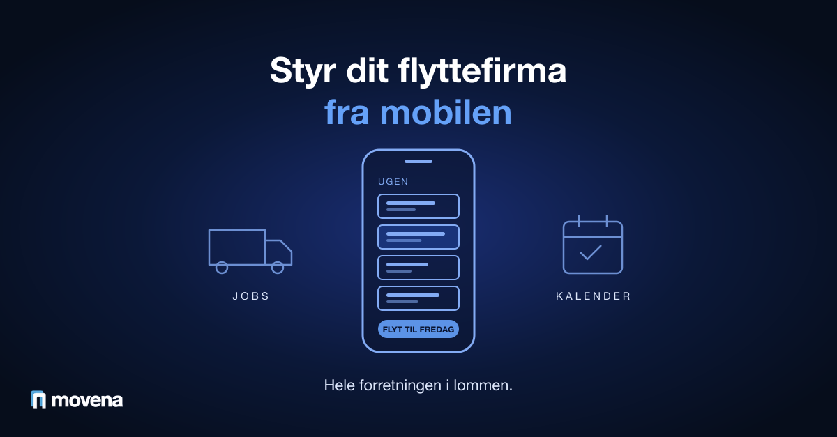 Ejer af flyttefirma styrer sine jobs fra mobilen